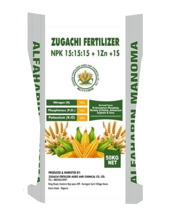 Sole Blender and Distributor of Zugachi fertlizers World Wide